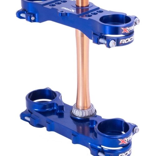 XTrig For 2024 Yamaha YZ250F/23+ YZ450F Rocs Tech Triple Clamp Blue