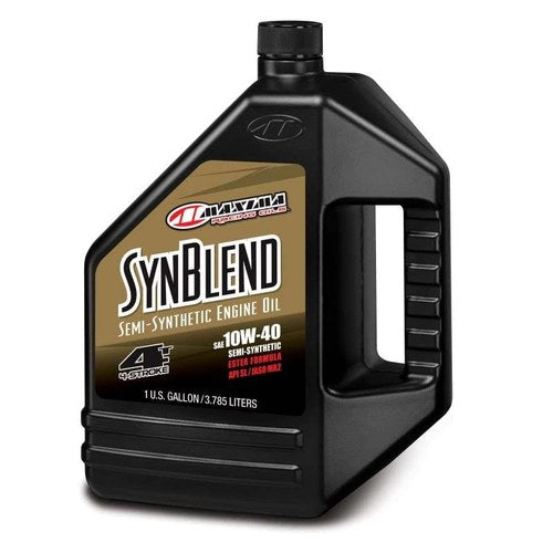 Maxima SynBlend Ester 4T 10W40 Semi-Synthetic Engine Oil - Gallon