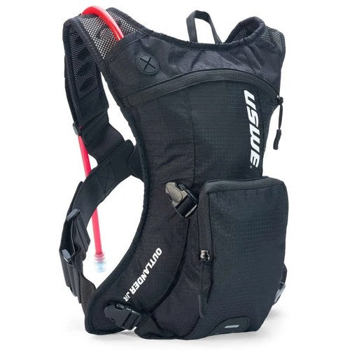 Uswe For Outlander Jr 3L Hydration Pack Carbon Black With No Dancing Monkey