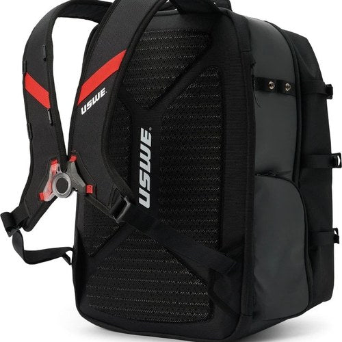 Uswe Buddy Athlete Gear Backpack 40L Black/Red With No Dancing For Monkey™