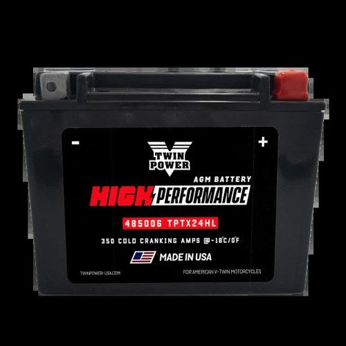 Twin Power YTX-24HL High-Performance Agm Battery for Harley Davidson Motorcycles