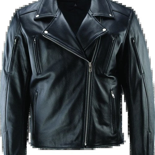 Kuryakyn River Road Ironclad For Classic Leather Motorcycle Jacket - Large