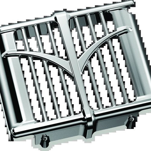 Kuryakyn Oil Cooler Cover for 2014-2023 Indian Models Chrome – Easy Bolt-On