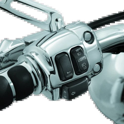 Kuryakyn Chrome Switch Housings – Fits Harley Davidson Flhr & Flstfi Models