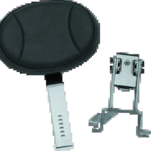 Kuryakyn Plug-N-Go Driver Backrest For 14-Up Indian Black Pad – Fits Indian