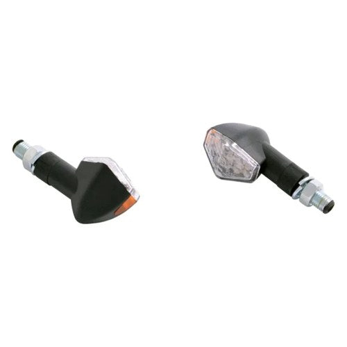 Highway Hawk HH-68-9271 Hexagon Style Black Plastic LED Turn Signal Lights