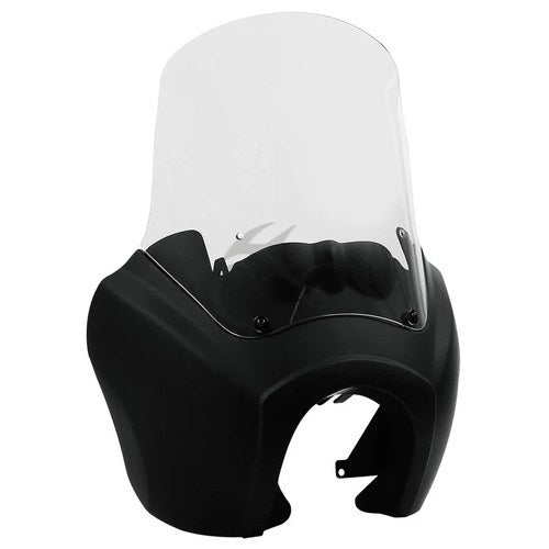 Front Fairing w/ 15'' Windshield Windscreen Fit For Harley Dyna Street Bob 06-17