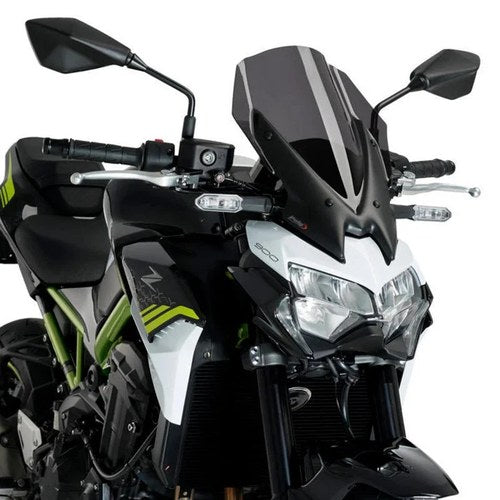 For Kawasaki Z900 2020 Puig 3841F Naked Windshield