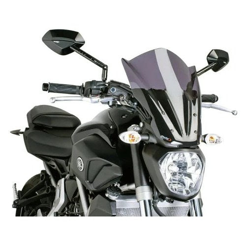 For Yamaha FZ07 2014-2017 Puig 7016F Generation Touring Naked Windshield
