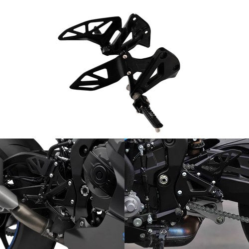 Motorcycle Front Driver Foot Pegs Bracket Black Fit For Suzuki GSXR1000 17-2025