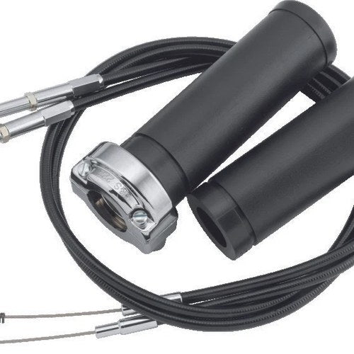 S&S Cycle 1-Inch Handlebar with 36-Inch Throttle Assembly Cable for Powersports