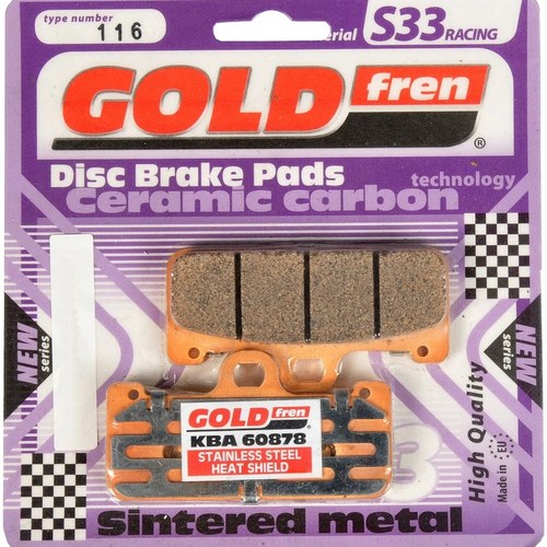 Goldfren S33 Brake Pads Front For S.W.M Gran Milano Special (4T) 2015