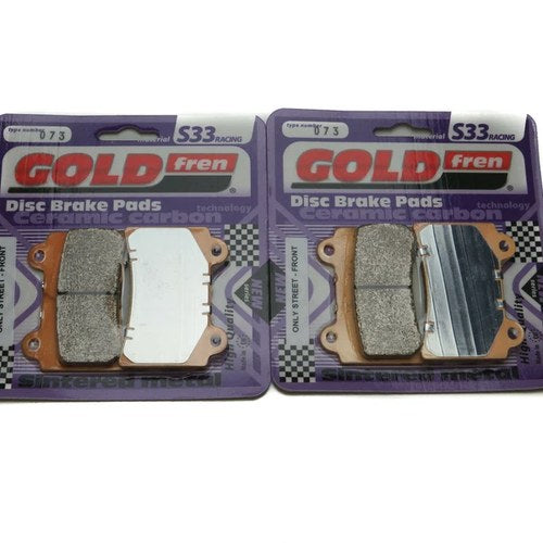 Goldfren S33 Brake Pads Front For Yamaha Fzr 400 R (3EN2) F/No 1WG 080101- 1989