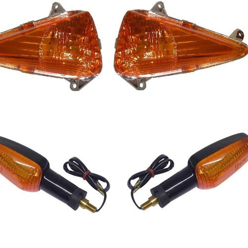 Turn Signals Set of 4 Front & Rear For Honda XL 1000 VA Varadero 2004-2006