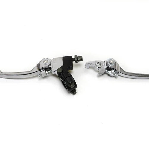 Chrome Clutch Brake Levers For Crf Pitbike Demon 110 125 140 160cc