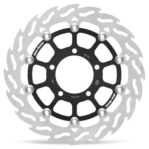 Moto Master Front Floating Brake Disc Flame For Kawasaki Z 750 R 2011-2012