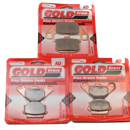 Brake Pads Front & Rear For Kawasaki Gpz 400 R (ZX 400 D/D3/D3A) 1985-1987