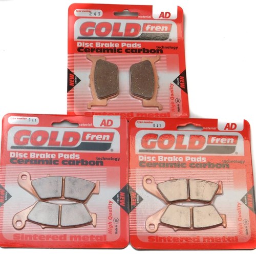 Brake Pads Front & Rear For Honda Trx 450 2004-2009