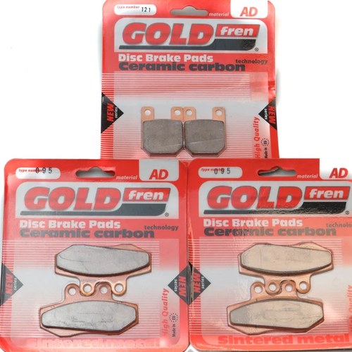 Brake Pads Front & Rear For Derbi Senda SM Drd 50 Double SDR1DB 2002-2003