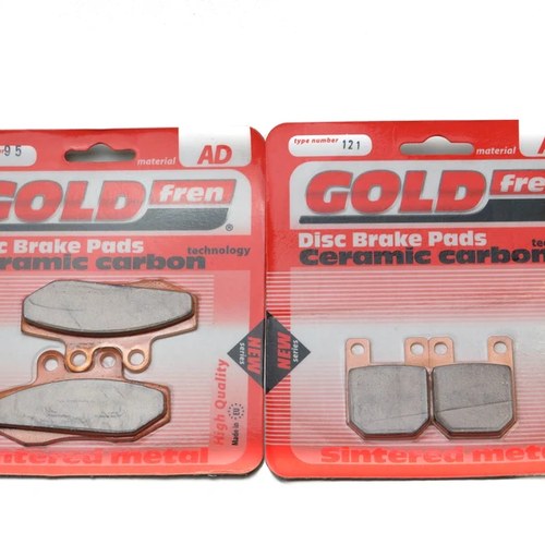 Brake Pads Front & Rear For Derbi Senda SM Drd 50 Black Edition 2003