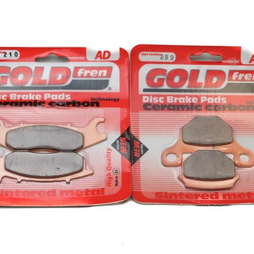 Brake Pads Front & Rear For Rieju RS2 125 Pro (J. Juan Caliper) 2007-2010