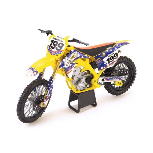 Newray Die Cast Model Travis Pastrana Nitro Circus Dirt Bike, Scale 1:12