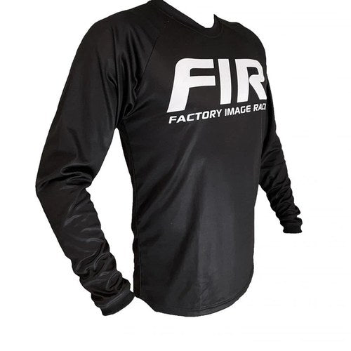 Fir MX/ENDURO Contour BLACK/WHITE Large Jersey