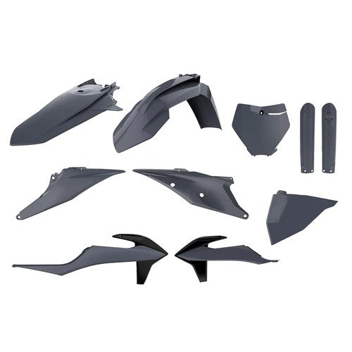 Polisport Plastic Kit + Fork Guards KTM SX/SX-F/XC/XC-F 2019-2022, Nardo Grey