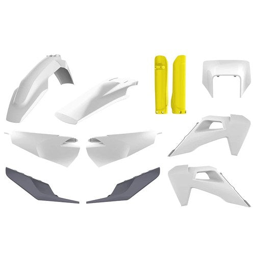 Polisport Plastic Kit + Fork Guards Husqvarna FE250-501 2020-2023, OEM 20/21