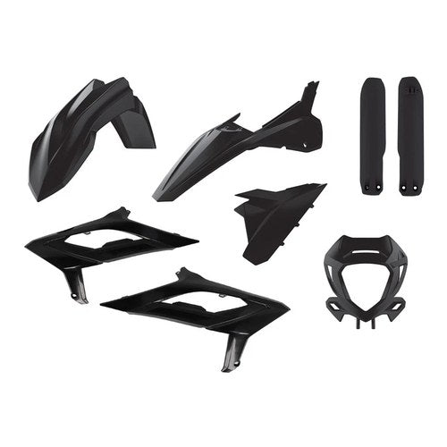 Polisport Plastic Kit Beta RR 125-480 2T+4T 2023-2024, Black