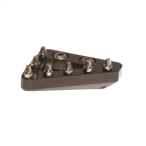 Rfx Pro Replacement CNC Solid Rear Brake Foot Pedal Lever Tip (Titanium Grey)