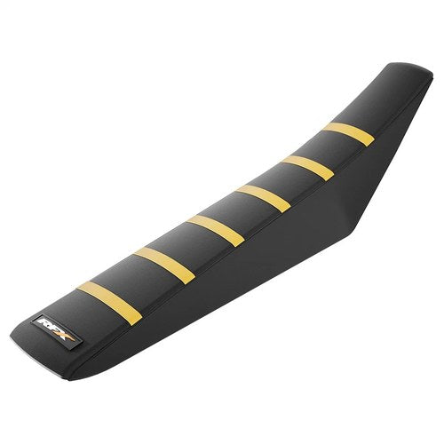 Rfx Pro Ribbed Seat Cover For TC65 16-24 (Black / Black / Yellow)