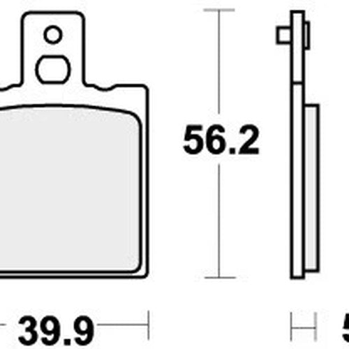 Sbs Brake Pads Front For KTM MX 80 1986 - 1990