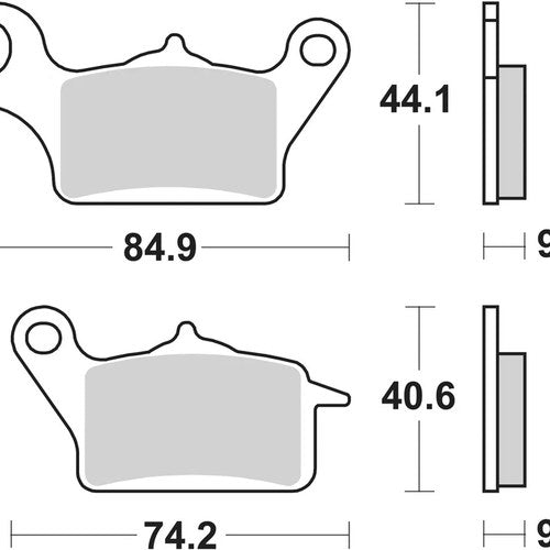 Sbs Brake Pads Front For Suzuki 125 Avensis 2023