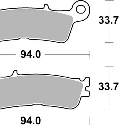 Sbs Brake Pads Front For Yamaha YZ 125 2022 - 2025