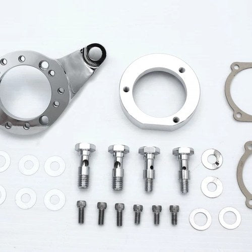 Air Cleaner Bracket Kit Chrome Billet for Harley-Davidson