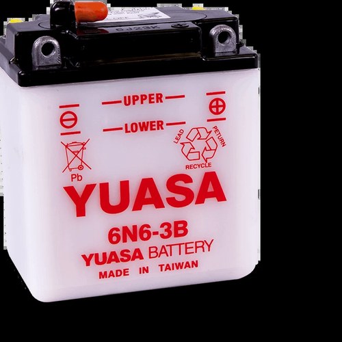 Yuasa For 6N6-3B Conventional 6 Volt Battery