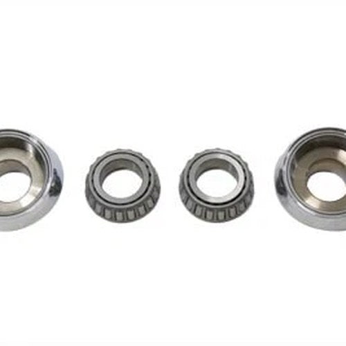 7� Raked Fork Neck Cup Chrome for Harley-Davidson