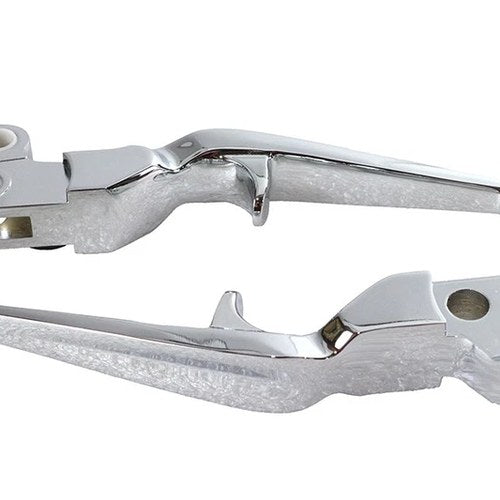 Chrome Trigger Style Hand Lever Set for Harley-Davidson