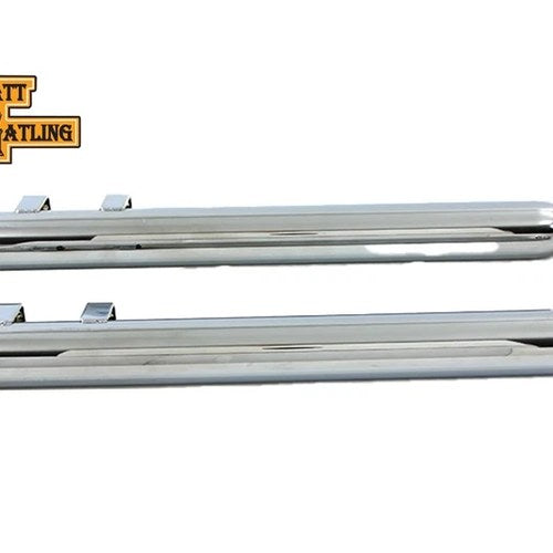Wyatt Gatling Straight Muffler Pipe with Removable Baffle for Harley-Davidson