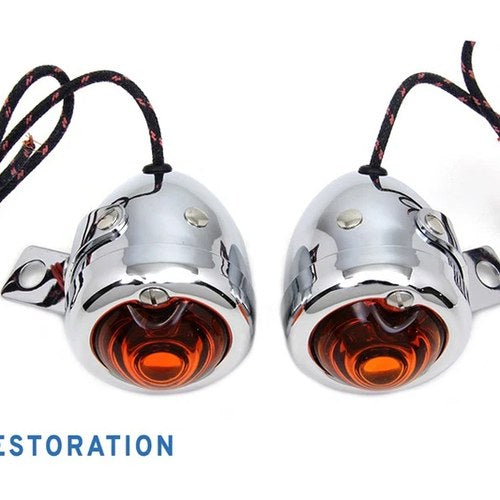 Replica Guide Signal Lamp Set Rear for Harley-Davidson