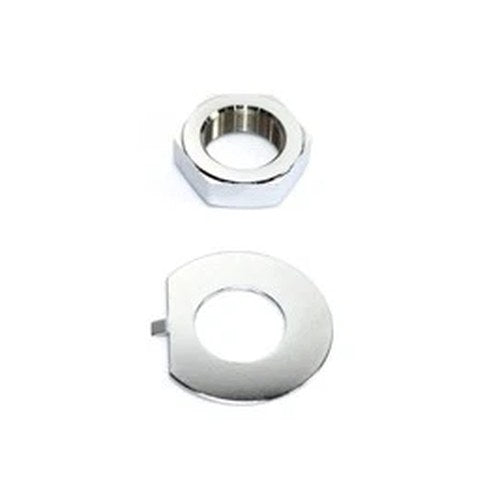 Fork Stem Chrome Nut and Lock Washer Kit for Harley-Davidson