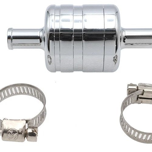 Crankcase Breather Vent Canister Chrome for Harley-Davidson