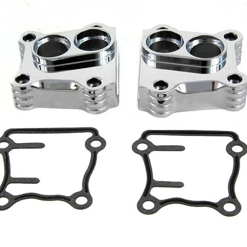 Chrome Billet Tappet Block Set for Harley-Davidson