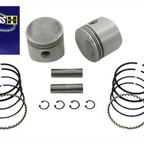 74 inch Overhead Valve Piston Set.010 Oversize for Harley-Davidson