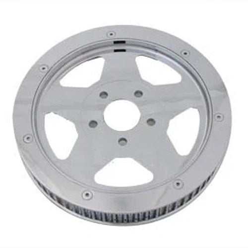 Rear Drive Pulley 65 Tooth Chrome for Harley-Davidson