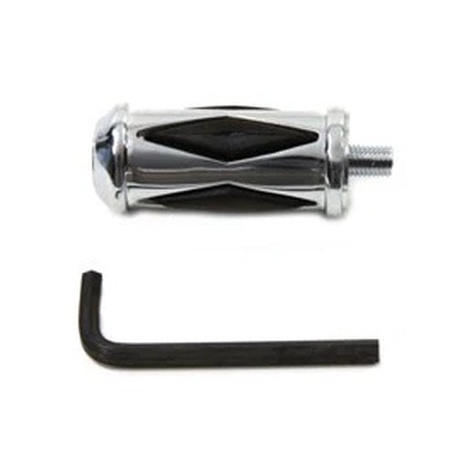 Shifter Footpeg Chrome Diamond Shape for Harley-Davidson