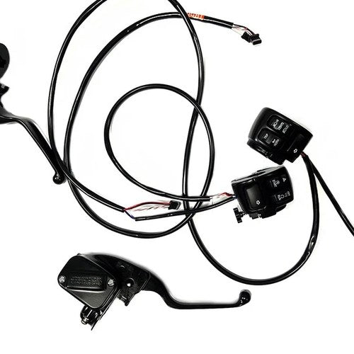 Handlebar Control Kit Black for Harley-Davidson
