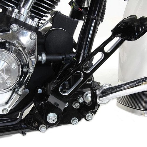 Black Contrast Cut Brake Pedal for Harley-Davidson