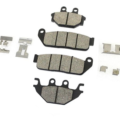 Duro Semi-Metallic Front and Rear Brake Pad Set for Harley-Davidson